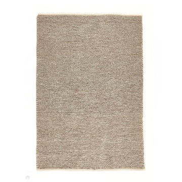 La Playa Modern Plain Mottled Beaded Pebble Hand Woven Wool Looped Pile Rustic Brown/Grey Rug-Origins-Rug Love - The Most Loved Rug Store
